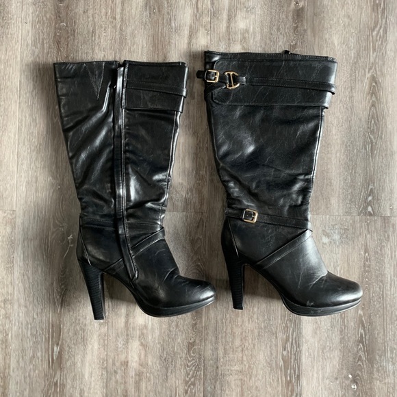 Wide calf knee high boots - Picture 1 of 5